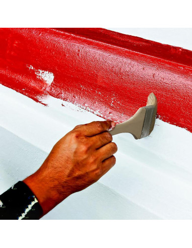Brocha de Pintura UVEPBSMN 7.62 cm Mango Largo Cerdas de Cerdo