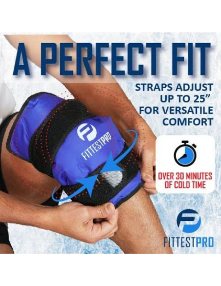 Rodillera Fittest Pro con Paquete de Hielo Reutilizable Rodillera Fittest Pro con Paquete de Hielo Reutilizable