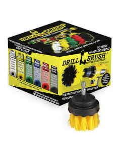 Cepillo de Limpieza para Taladro Drillbrush 2" Amarillo