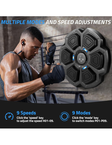 Máquina de Boxeo Musical MOTIONNOVA M1 con Guantes