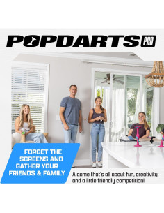 Juego Popdarts PRO Rizzle - Lanzamiento Ventosas Interior/Exterior 2
