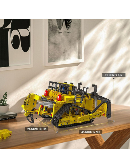 Mould King Bulldozer RC 1508 Piezas Control APP 2.26kg Mould King Bulldozer RC 1508 Piezas Control APP 2.26kg