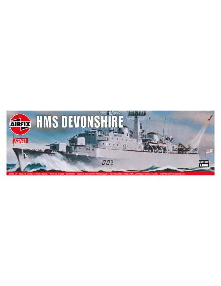 Airfix HMS Devonshire 1:600 Barco de Guerra Kit Modelo Airfix HMS Devonshire 1:600 Barco de Guerra Kit Modelo