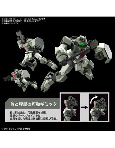 Modelo Demi Trainer HG 1/144 Bandai Hobby - La Bruja de Mercurio