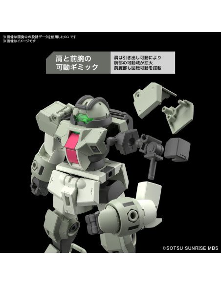 Modelo Demi Trainer HG 1/144 Bandai Hobby - La Bruja de Mercurio Modelo Demi Trainer HG 1/144 Bandai Hobby - La Bruja de Mercurio