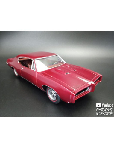 Modelo a Escala AMT 1968 Pontiac GTO 1:25 Retro