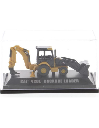 Retroexcavadora Caterpillar 420E Diecast Masters Miniatura