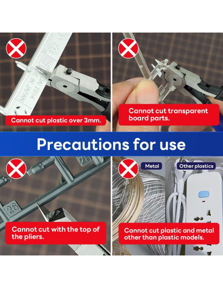 Cortador de Sprue Stedi MS-108L para Mano Izquierda 12,7 cm Cortador de Sprue Stedi MS-108L para Mano Izquierda 12,7 cm