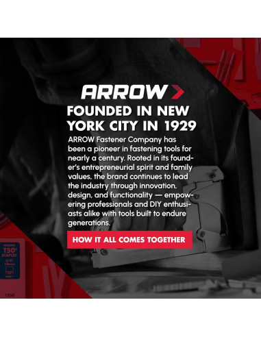 Grapadora Ligera Arrow JT27 con 2000 Grapas JT21 10mm