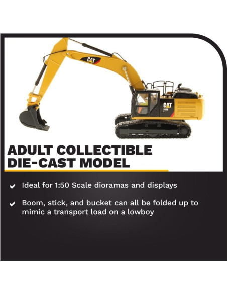 Excavadora Hidráulica H Hybrid Caterpillar 336E 1:50 Diecast Excavadora Hidráulica H Hybrid Caterpillar 336E 1:50 Diecast