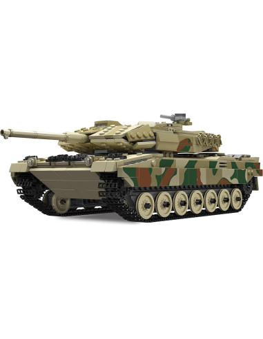 Tanque Leopard 2 Mould King 1091 Piezas Control Remoto APP
