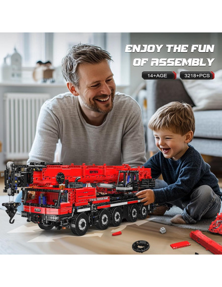 Grúa de Construcción Mould King 17074 Control Remoto 3218PCS Grúa de Construcción Mould King 17074 Control Remoto 3218PCS