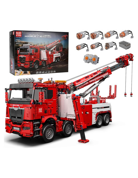 Vehículo de Rescate Mould King 17027 4883 Piezas con Motor Vehículo de Rescate Mould King 17027 4883 Piezas con Motor