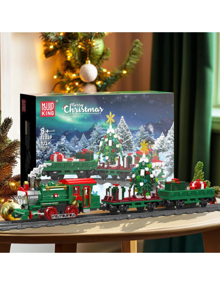 Mould King 12039 Kit Tren de Navidad 922 Piezas con Luz LED Mould King 12039 Kit Tren de Navidad 922 Piezas con Luz LED