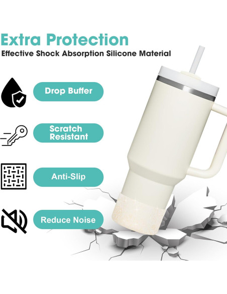 Bota Protectora Silicona 2PCS Airboat para Vasos Stanley Bota Protectora Silicona 2PCS Airboat para Vasos Stanley