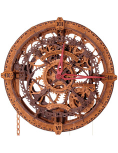Rompecabezas 3D de Madera WOODEN.CITY Reloj de Pared Vintage 378 Piezas 2