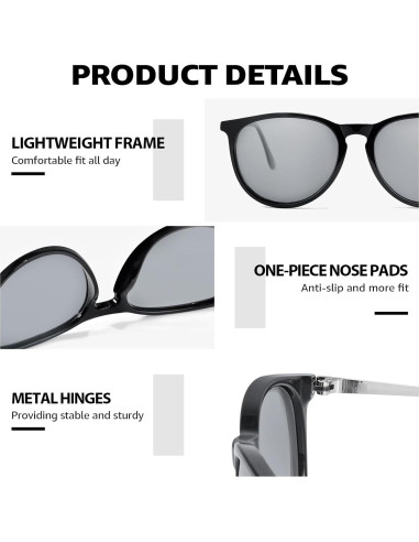 Gafas de Sol Polarizadas LVIOE CAT.2 para Día y Noche