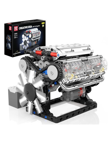 Mould King Motor V8 10088 Kit de Construcción 535 Piezas