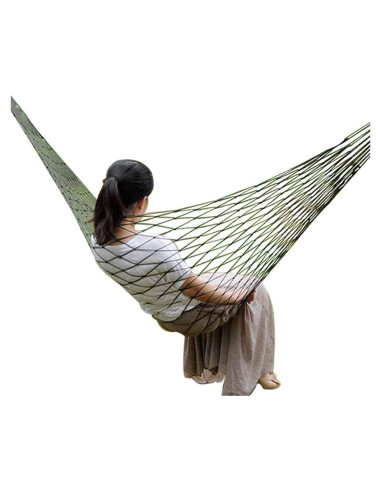 Hamaca de Camping RiToEasysports 240x80cm Nylon Cuerda Fuerte