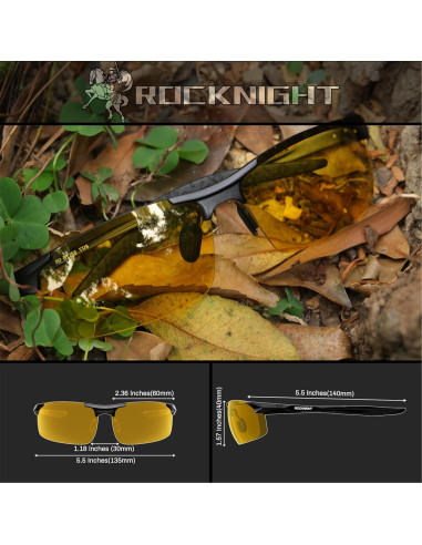 Gafas de Sol ROCKNIGHT HD Polarizadas UV400 Ultra Ligeras