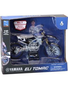 Motocicleta Diecast Yamaha YZ450F 1/12 Eli Tomac NewRay 2