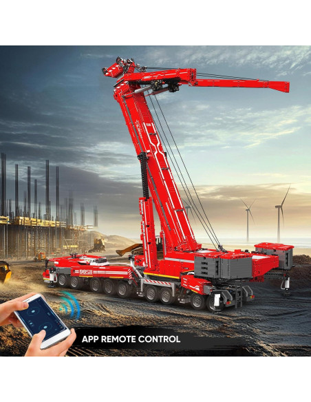 Grúa Móvil Mould King WX17008 8506 Piezas Control Remoto Grúa Móvil Mould King WX17008 8506 Piezas Control Remoto