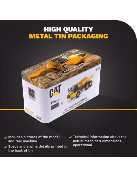 Camión Articulado Caterpillar 745 Diecast Masters 1:125