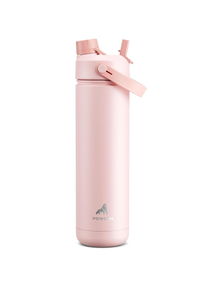 Botella de Agua 26 oz POWCAN Acero Inoxidable 2-en-1 Botella de Agua 26 oz POWCAN Acero Inoxidable 2-en-1