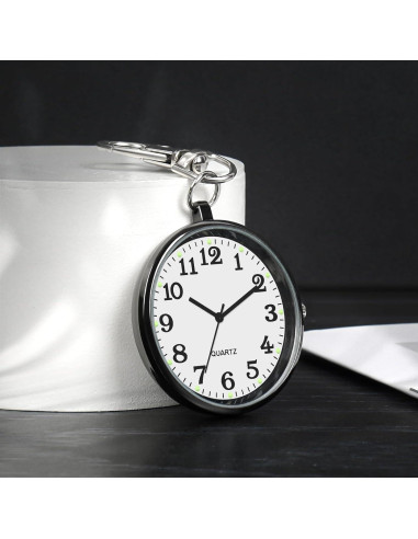 Reloj de bolsillo PW006-4-A-A minimalista unisex 40mm