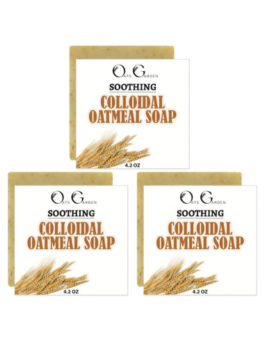 Jabón en Barra de Avena Coloidal Jardín de Avena - 3 Unidades 119 g
