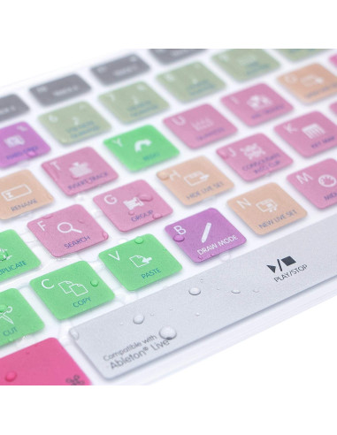 Cubierta Silicona Teclado Mac WYGCH con Atajos Ableton