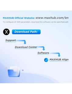 Cámara Web 4K MAXHUB UC W31 USB con Enfoque Automático 2