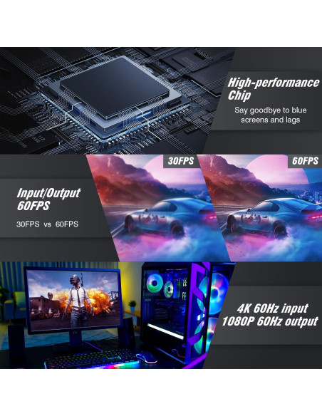 Tarjeta de Captura VIXLW 4K 1080P USB-C para Juegos Tarjeta de Captura VIXLW 4K 1080P USB-C para Juegos