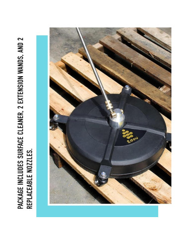 Limpiador de Superficies EDOU 40.64 cm para Lavadora a Presión 4000 PSI