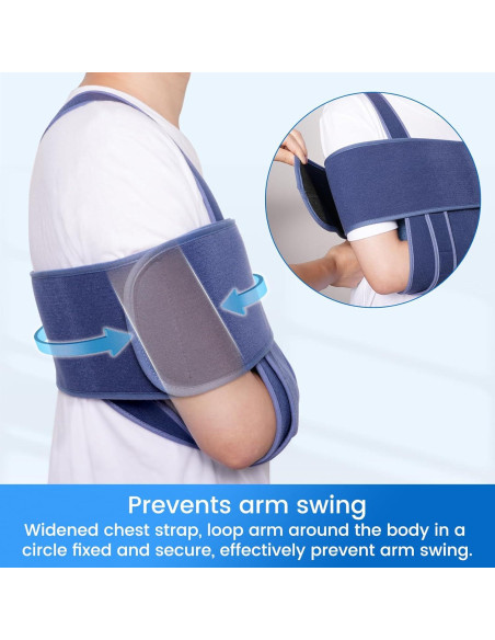 Funda de brazo Velpeau para hombro - Inmovilizador suave L Funda de brazo Velpeau para hombro - Inmovilizador suave L