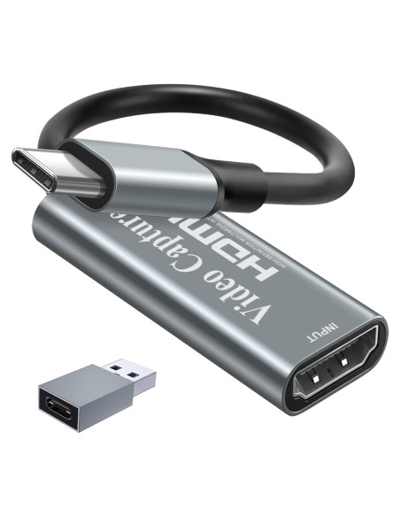 Tarjeta de Captura de Video Papeaso 4K HDMI 1080p USB-C Tarjeta de Captura de Video Papeaso 4K HDMI 1080p USB-C