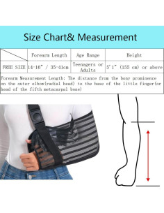 Faja de Soporte para Brazo Ledhlth Ajustable Transpirable 2