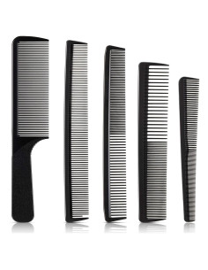 Juego de 5 Peines de Barbero Patelai Antiestáticos y Resistentes