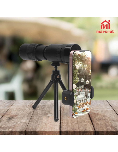 Telescopio Monocular 4K Marsrut 10-300x40mm con Trípode Telescopio Monocular 4K Marsrut 10-300x40mm con Trípode