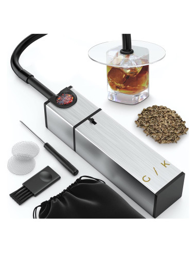 Kit de Ahumador de Cócteles GKC - Infusor de Madera Portátil