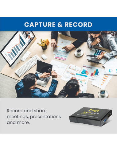 Dispositivo de Captura MuxLab 1080p 60FPS USB 3.0 HDMI