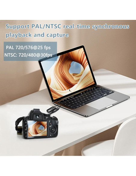 Convertidor VHS a Digital Hdiwousp USB 2.0 HD 720P Convertidor VHS a Digital Hdiwousp USB 2.0 HD 720P
