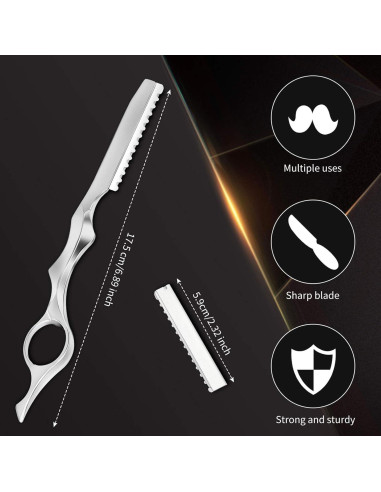 Mudder Juego de 11 Peines Texturizantes para Cabello Plata
