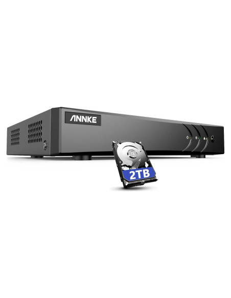 Grabador DVR ANNKE 3K Lite 8CH 2TB Detección AI Grabador DVR ANNKE 3K Lite 8CH 2TB Detección AI