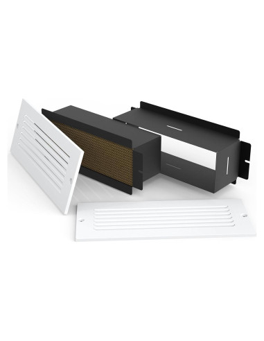 Rejilla de Ventilación de Pared Suprocky AP1204P 30x10 cm Blanco