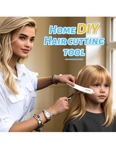 Kit de Corte de Cabello DIY TagRecove con Clips y Guía