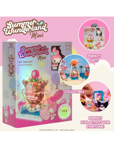 Set de Bloques de Construcción Sanrio My Melody y Cinnamoroll