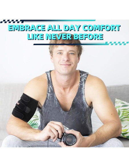 Faja de Soporte para Brazo Hiball XL - Compresión Tendinitis Faja de Soporte para Brazo Hiball XL - Compresión Tendinitis