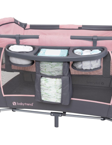 Cuna Playard Baby Trend Lil' Snooze III Rosa