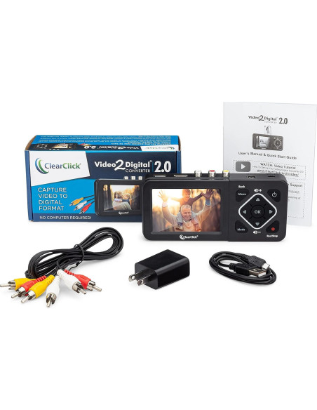 Convertidor de Video a Digital ClearClick 2.0 - Graba VHS y DVD Convertidor de Video a Digital ClearClick 2.0 - Graba VHS y DVD